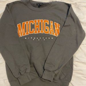 MICHIGAN crew neck sweatshirt Missguided